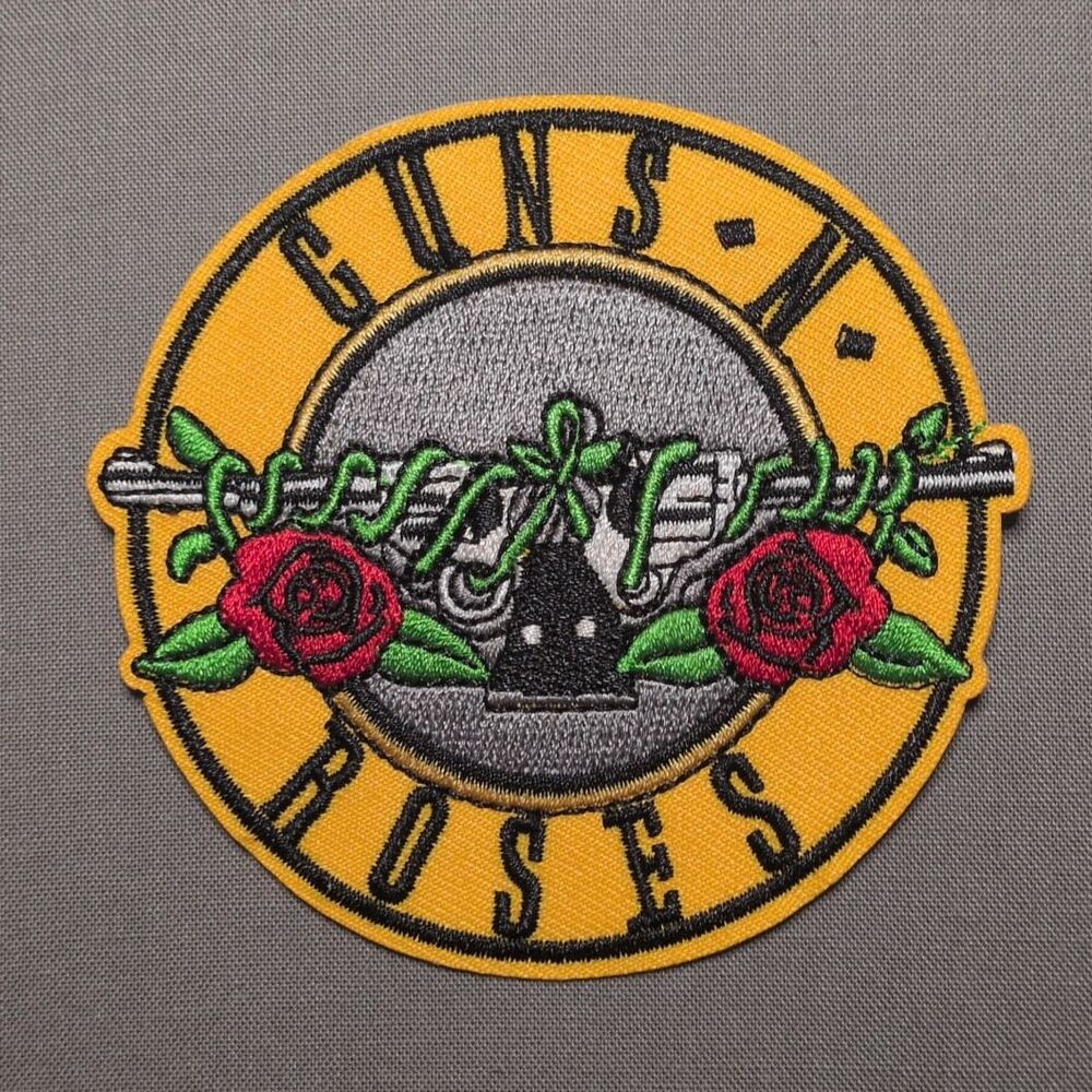 Guns N' Roses Rock Band Iron On Patch | Embroidered Music Patch